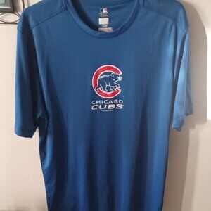 Genuine Chicago Cubs Blue Short Sleeve TX3 Cool Top Unisex Large